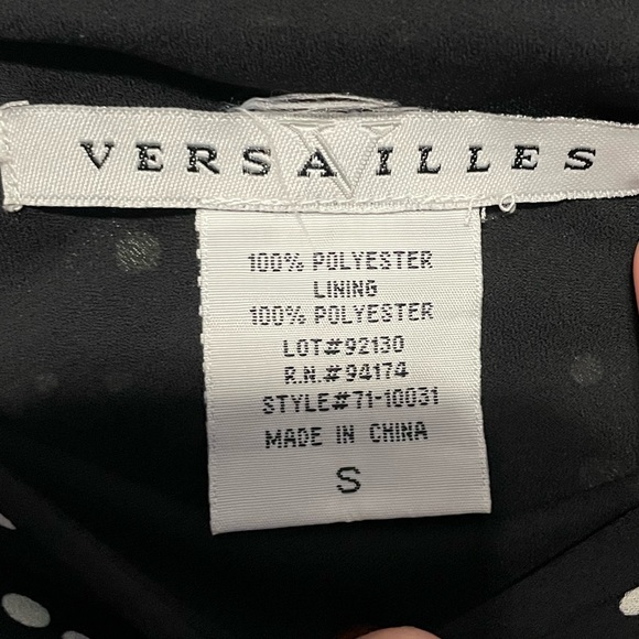 Versailles skirt size small black and white design - Picture 3 of 3